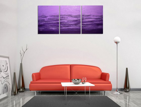 Purple Triptych