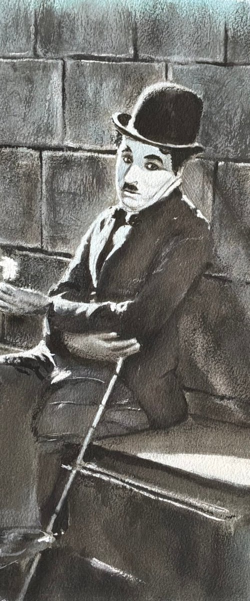 Charlie Chaplin - City Lights by Darren Carey