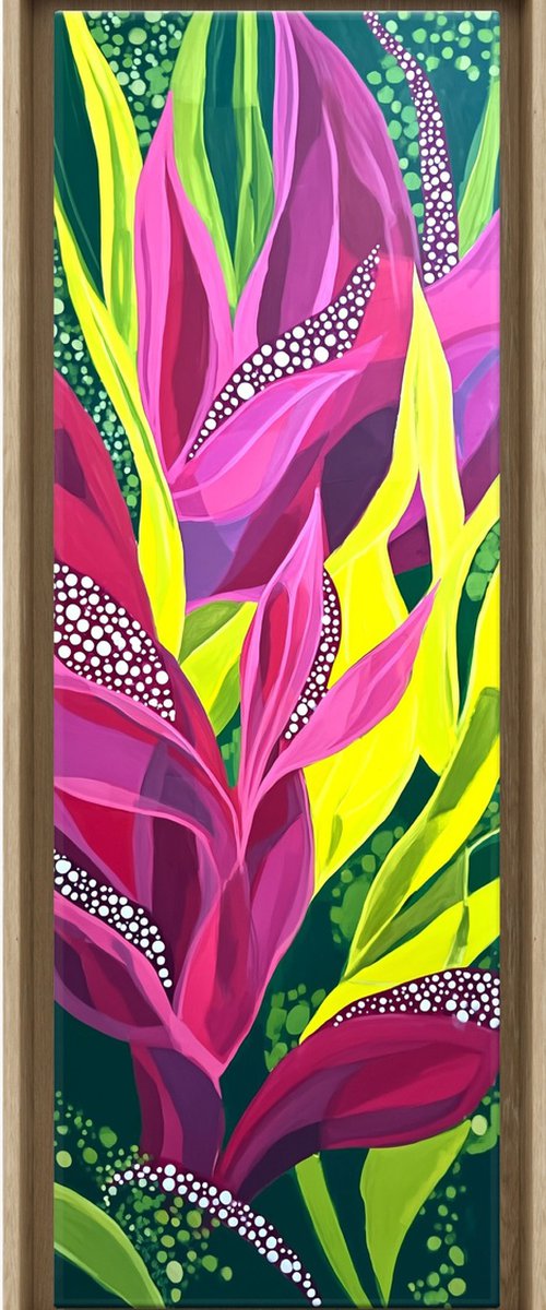 Tropical Leaves Dance #9 by V+V Kniazievi