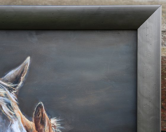 Horse (mare) and foal, equine, equestrian