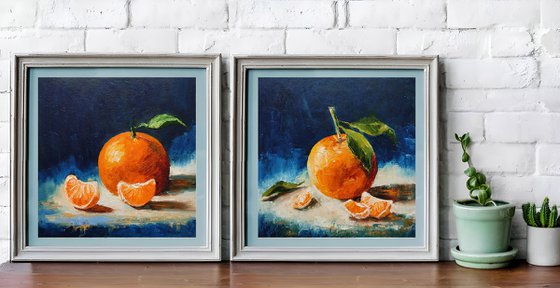Tangerines (diptych)