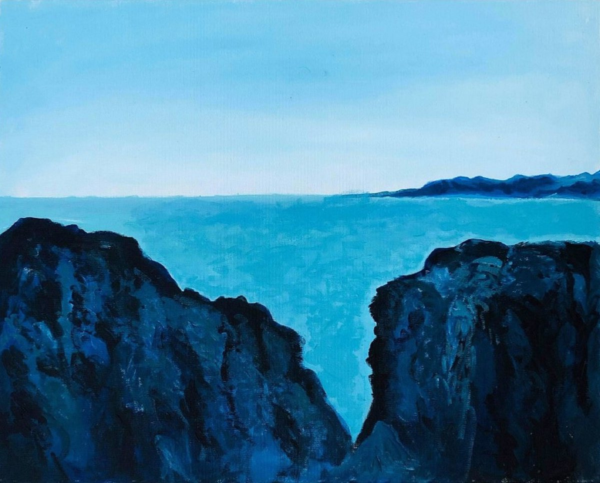 Evening By The Beach 2 By Shabs Beigh, 20 X 15, Artwork For Sale On Artfinder