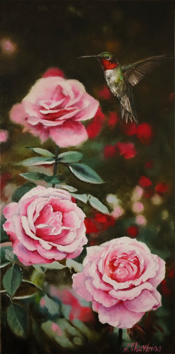 Ruby-throated Hummingbird by Natalia Shaykina