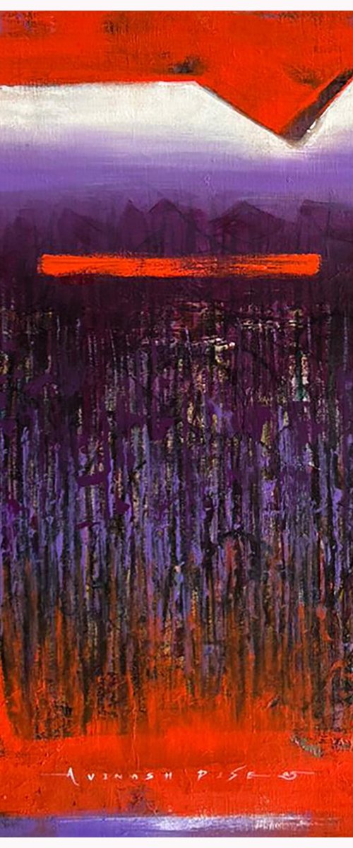 Inner Passage_30"X30" 2025 by Avinash Pise