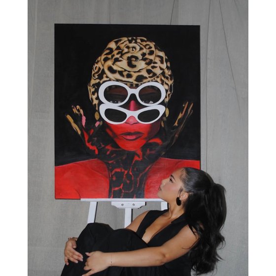 The Lady With The Leopard Print