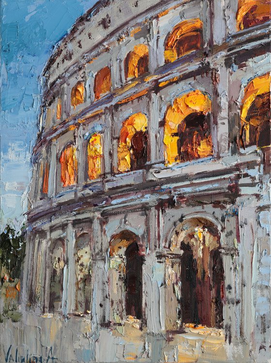 Colosseum at Dusk
