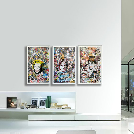 3 Artworks - Same Size