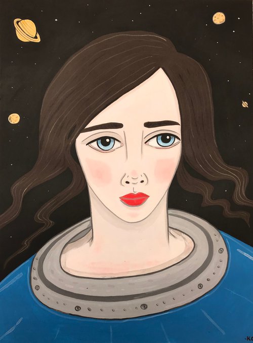 Woman in Space by Kitty  Cooper