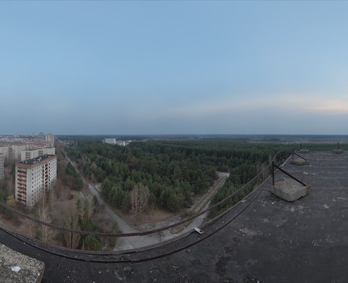 #2. Evening in Pripyat 1 ( Pripyat fujiyama 1) - XL size by Stanislav Vederskyi