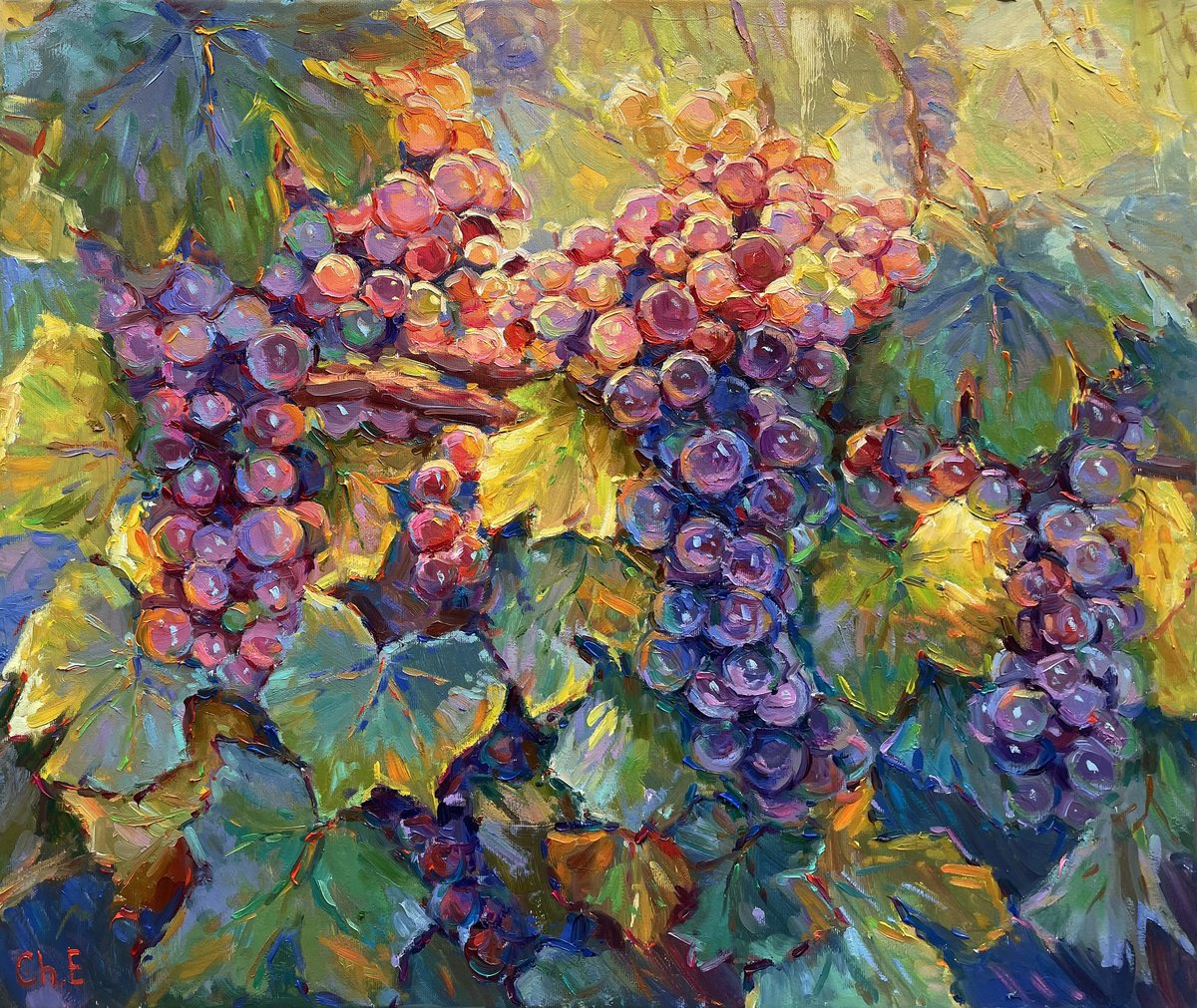 Grape By Evgeny Chernyakovsky, 27 X 24, Artwork For Sale On Artfinder
