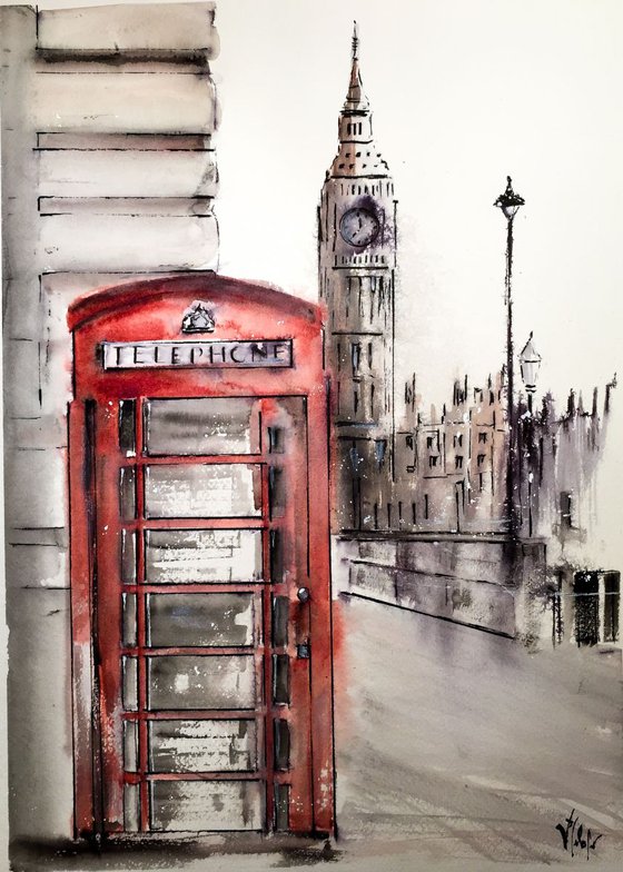 Red telephone box