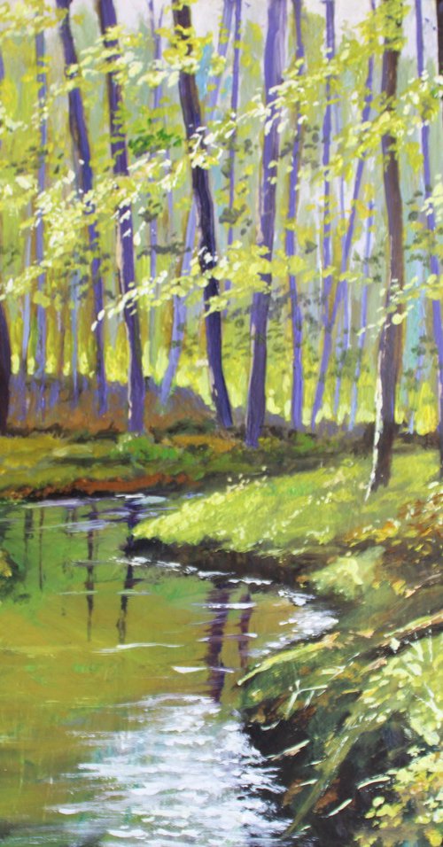 Sunlight Through the Trees by Rod Bere