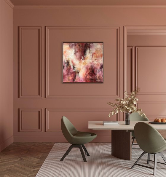 Blushed Earth - Abstract painting