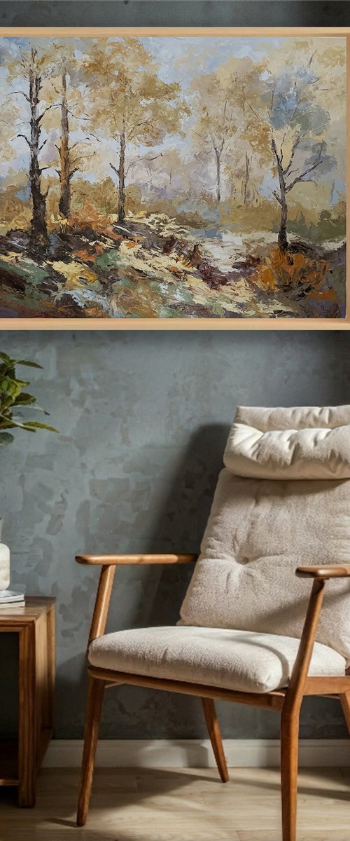 Autumn Light,Golden Woods. by Vita Schagen