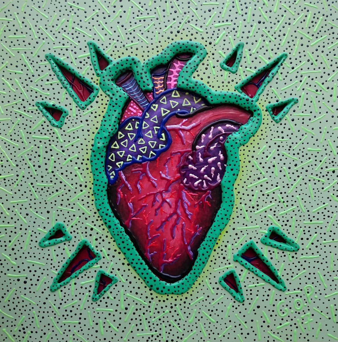 A Heart Is A Heart Is A Heart Is A Heart (Edition Green) by Karl G.o.P.