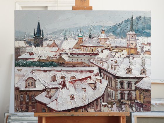 Winter Rooftops of Prague