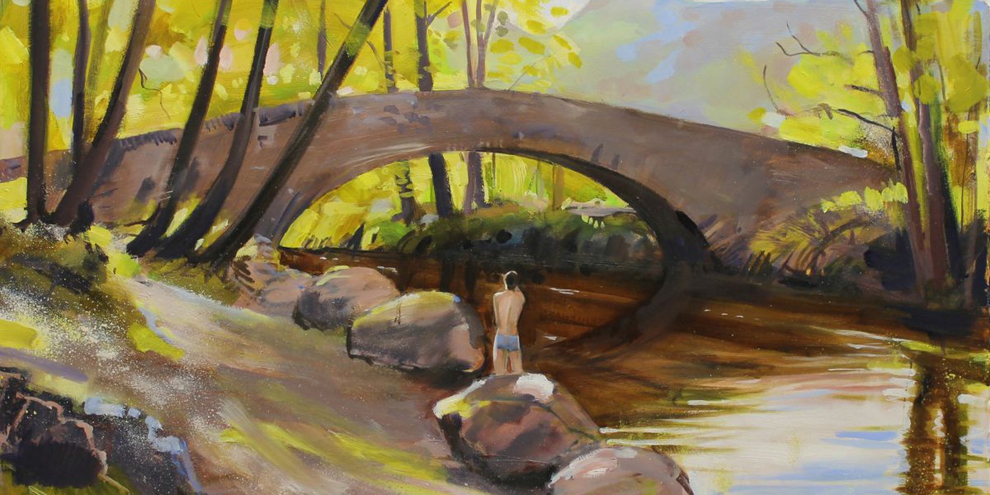 Art of the Day: "Langdale Beck, 2015" by David Pott