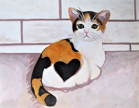 Kitten / 70 x 55 cm