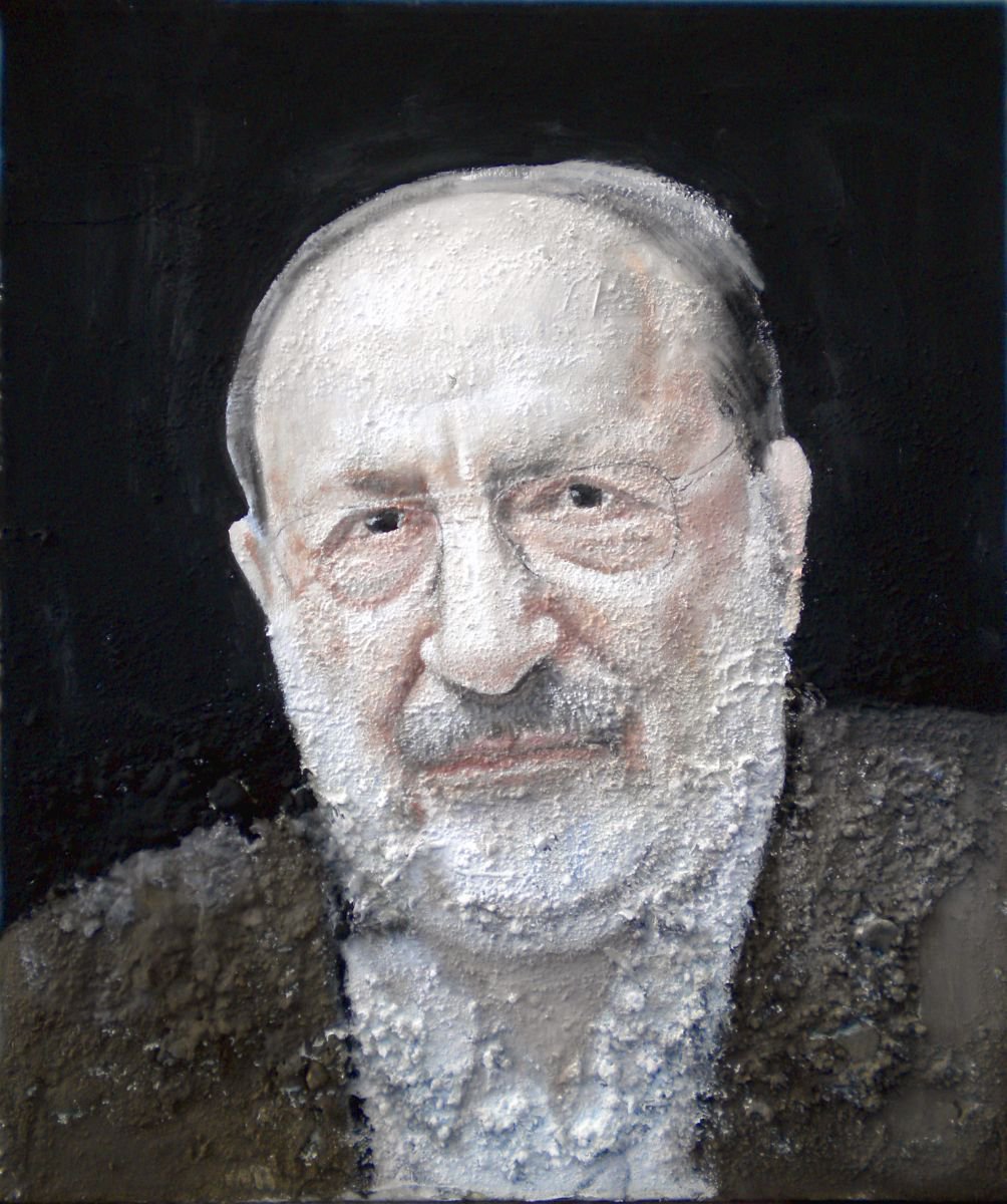 Portrait of Umberto Eco by paolo beneforti