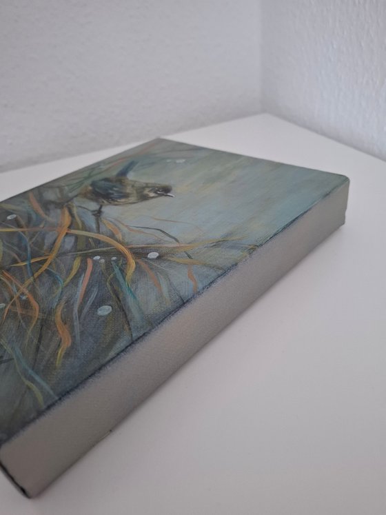 Acrylic painting "Bird"