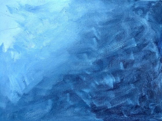 Snowdrops, original acrylic painting on canvas