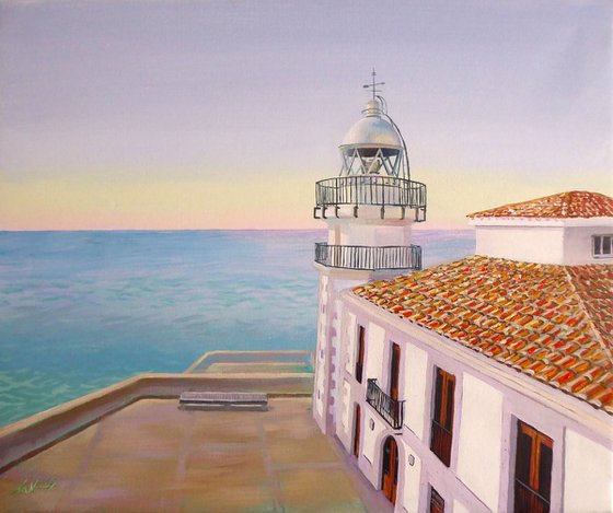 Lighthouse and Sea