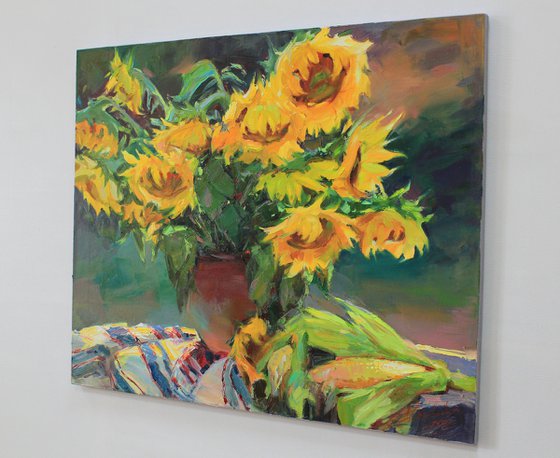 "Sunflower bouquet"