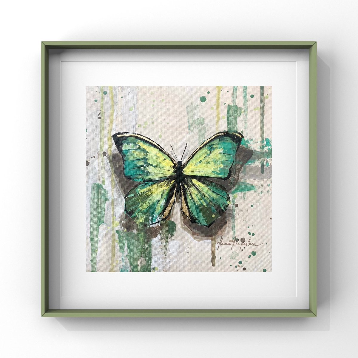 -Shiny butterflies-?, work #2 by Alina Marsovna