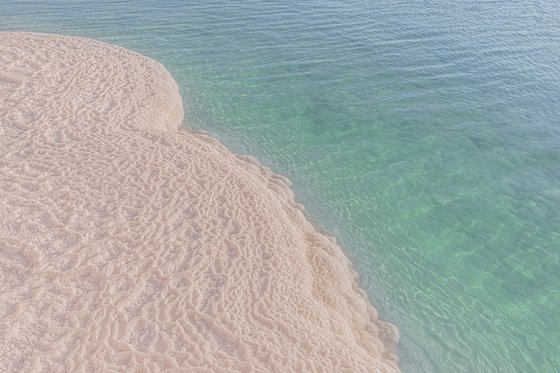 Dead Sea. Beach season.