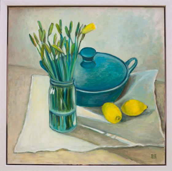 Still Life With Lemons FRAMED