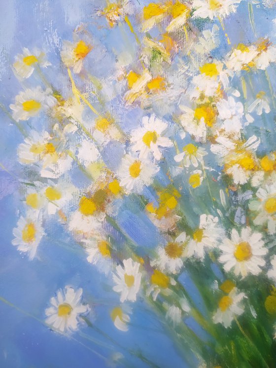 Tansy and daisies