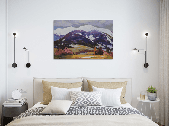 Breath of spring in the mountains