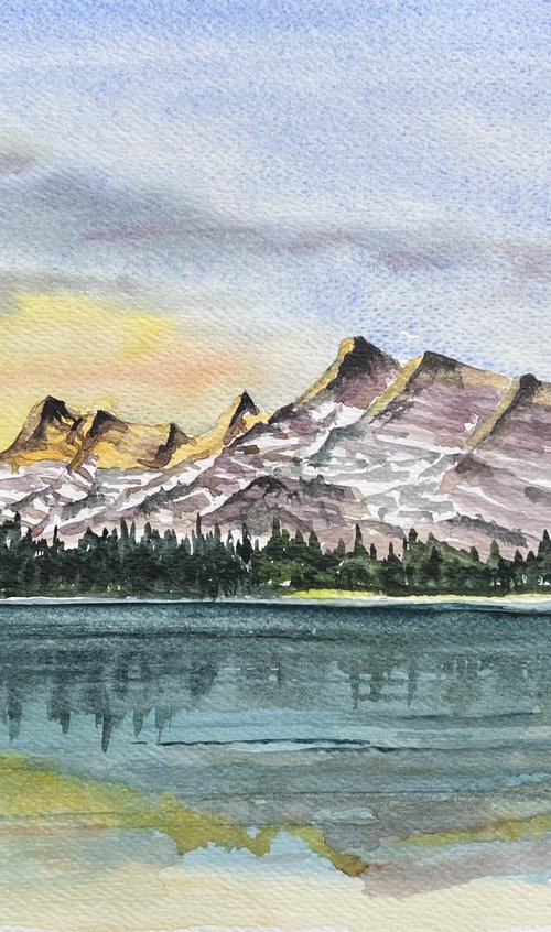 Vermillion Lake near Banff in Canada by Brian Tucker