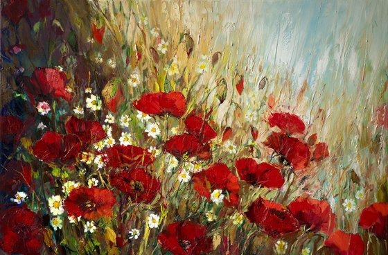 'Poppies at Sunrise'