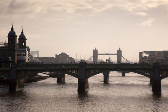 River Thames Looking East, London