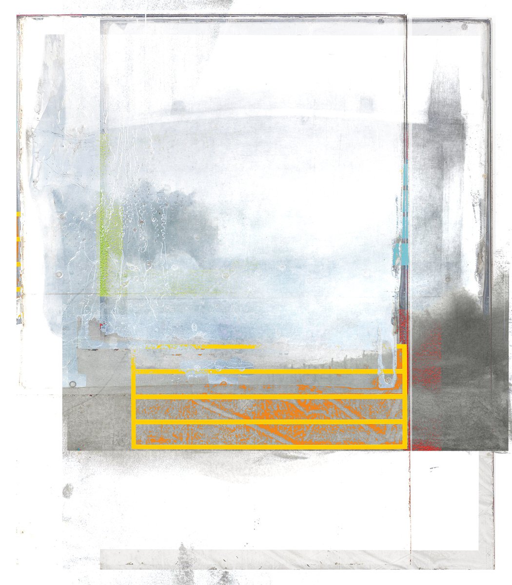 Abstract Limited Edition Print By The Most Active, 15 X 17", Robot Love, Original Artwork