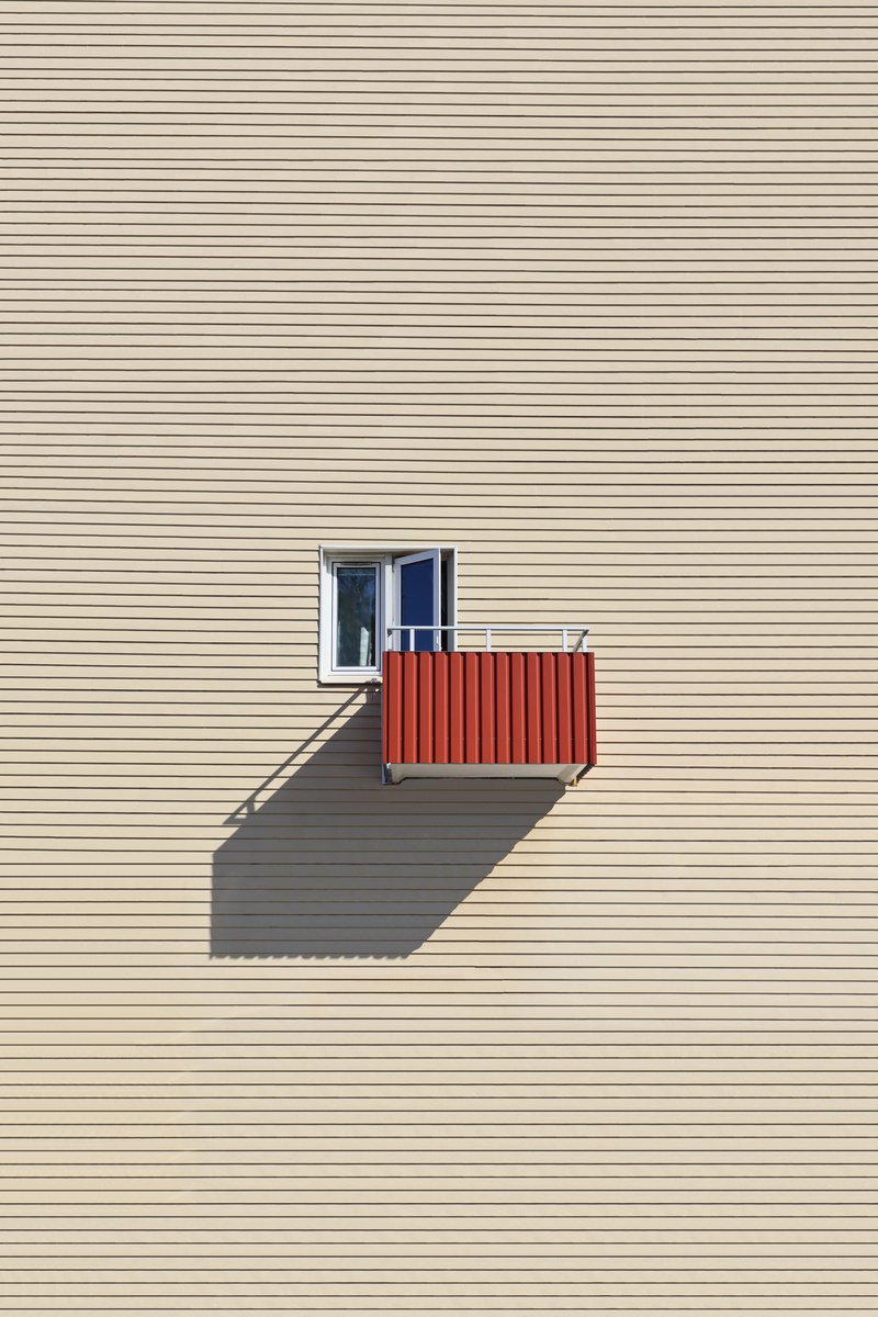 Lonely balcony by Marcus Cederberg