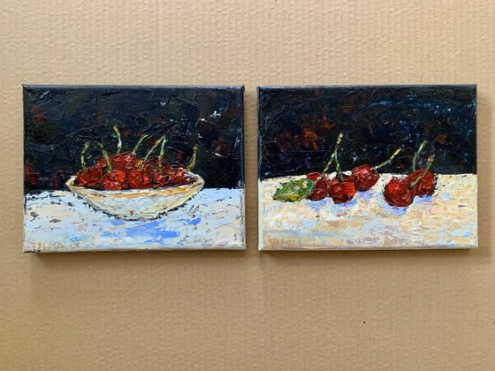 Still Life with Cherries