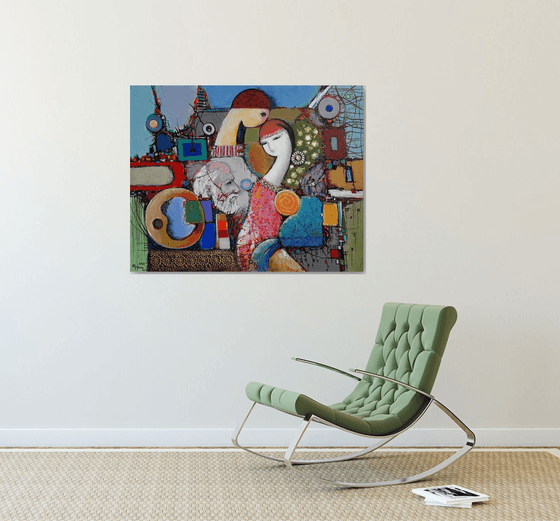 Artist's memories (80x100cm, oil/canvas, ready to hang)