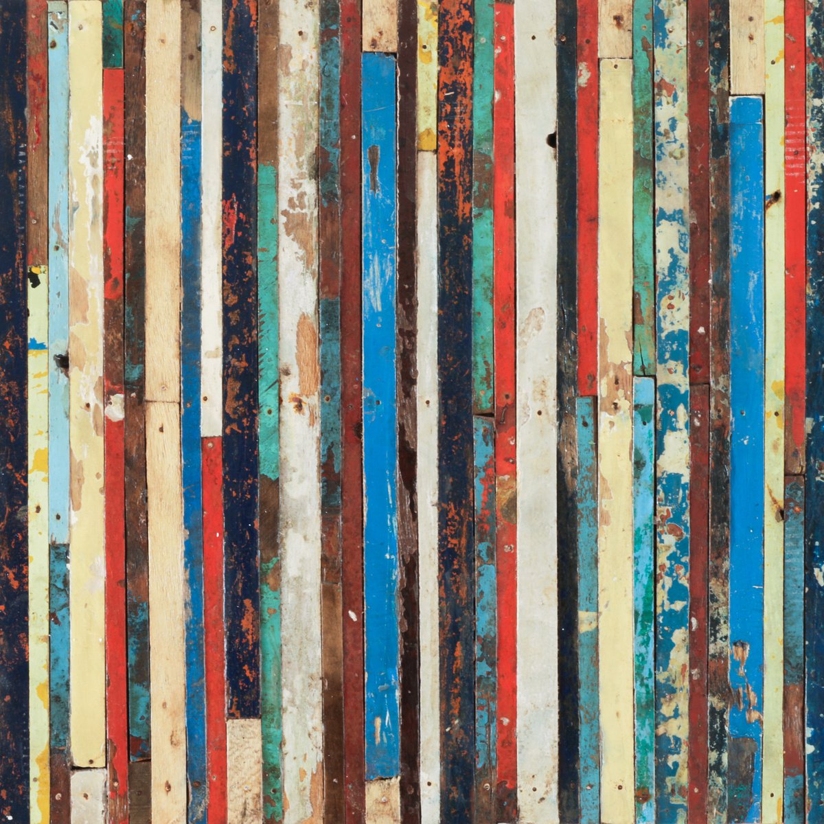 Wood Stripes Art 2 24x24 by Bo Kravchenko