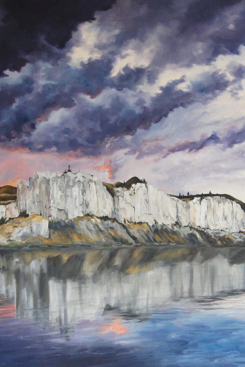 Landscape - River - Sunset - "Dancing on the Water" by Katrina Case