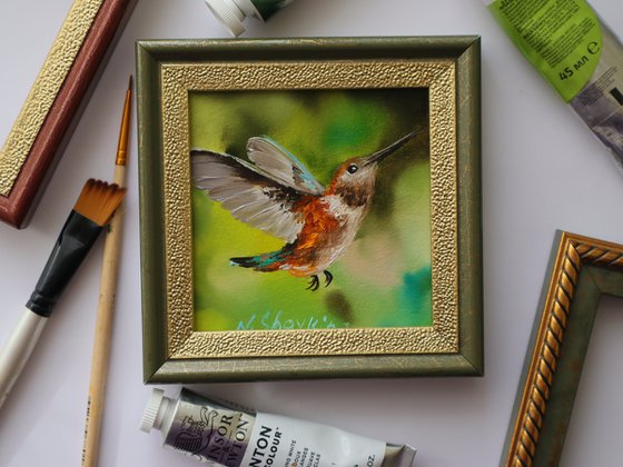 Vibrant Hummingbird Miniature