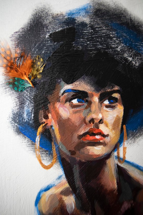 Cuban Girl (framed)