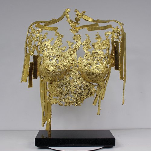 Belisama It's Only Gold - Gold bronze lace body woman by Philippe Buil