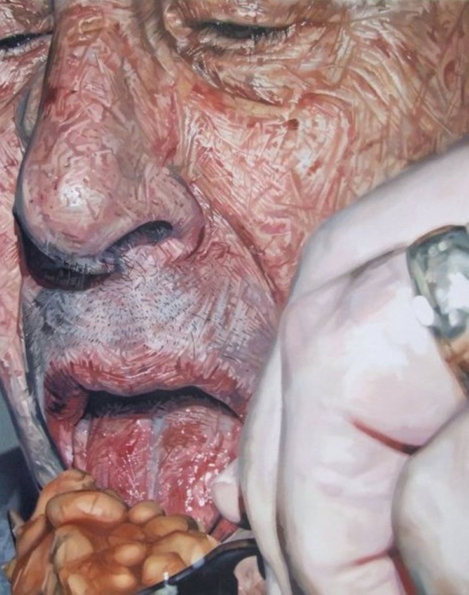 Photorealistic Portrait Oil Painting By Andrew Newton, 24 X 28, Tony, Original Artwork