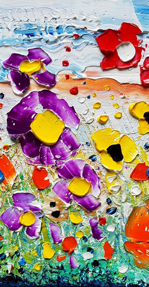 "Abstract Summer" - Flowers in Love by Phil Broad