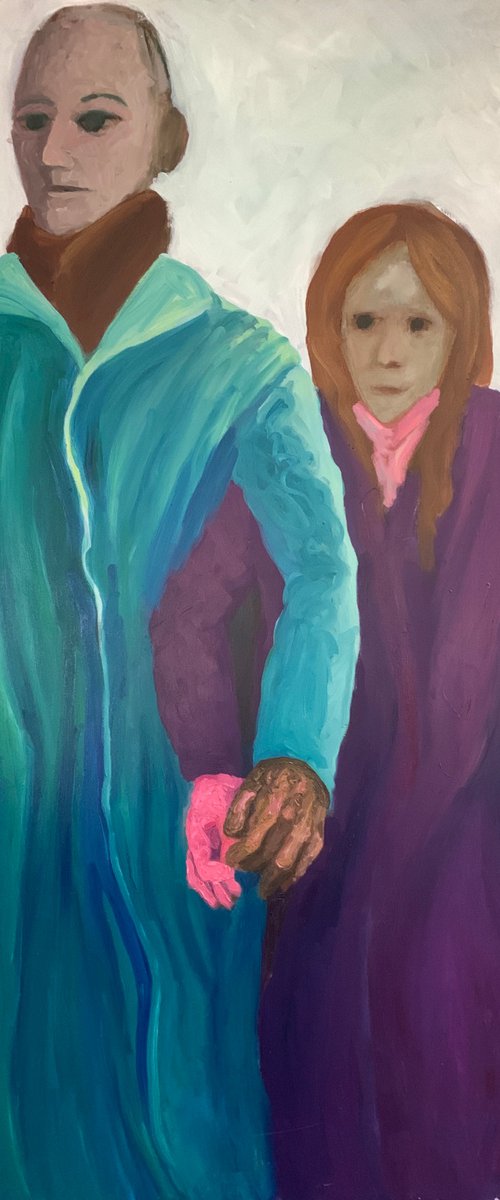 Holding Hands On A Winters Day by Ryan  Louder
