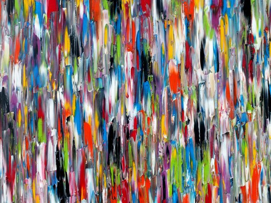 All In #19, 90 x 60 cm