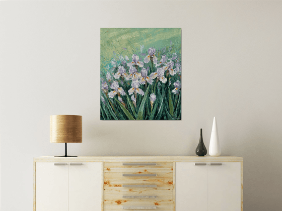 Irises 70x80cm