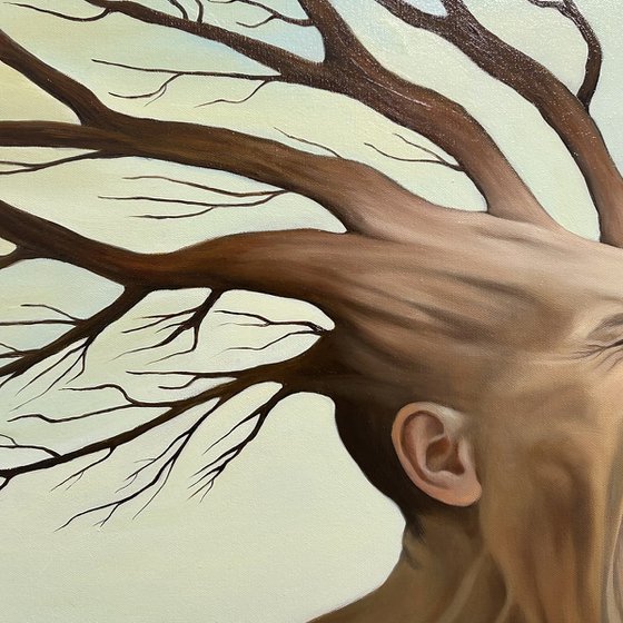 Original oil painting Surrealism